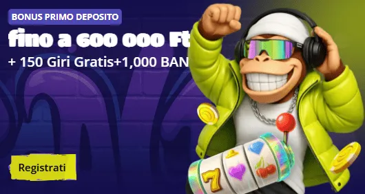 Bonus primo deposito fino 600000 ft 150 giri gratis